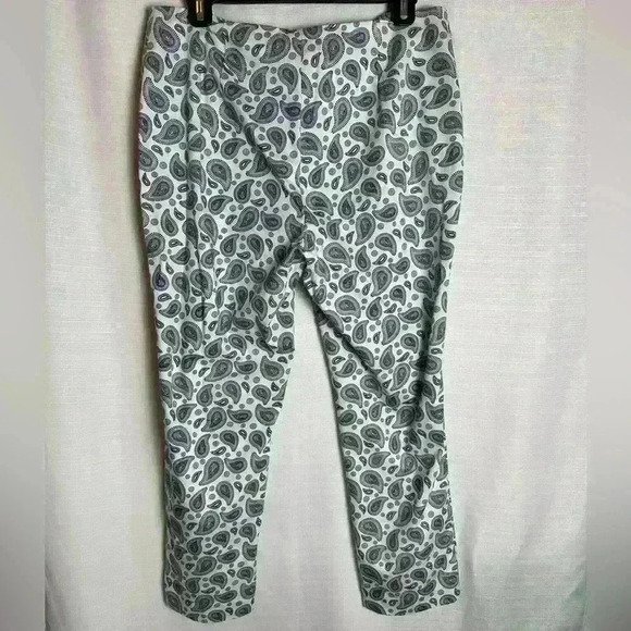 Doncaster women’s cropped paisley pants, size 10 - Picture 2 of 4